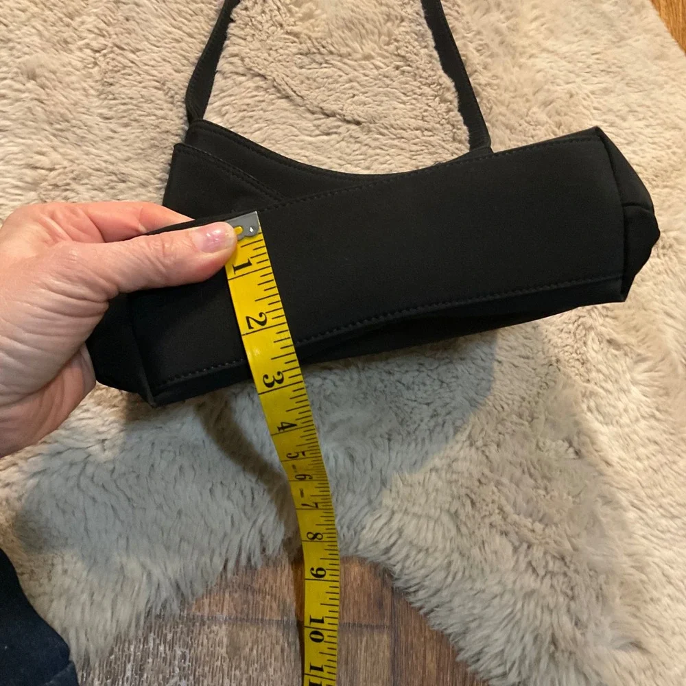 Talbots Black Polyester‎ Shoulder Crossbody Bag Pockets 10